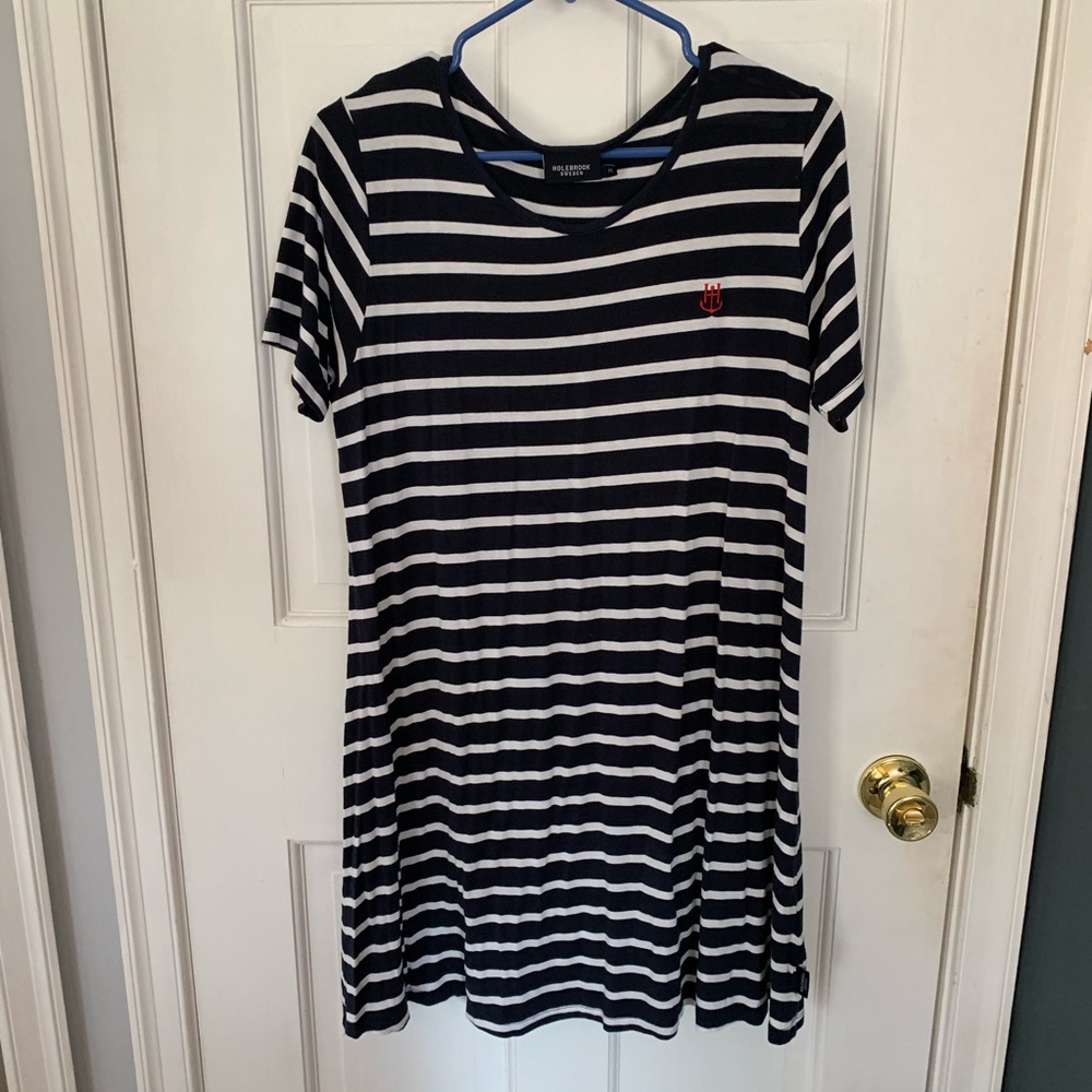Holebrook Sweden Blue and White Malva Dress